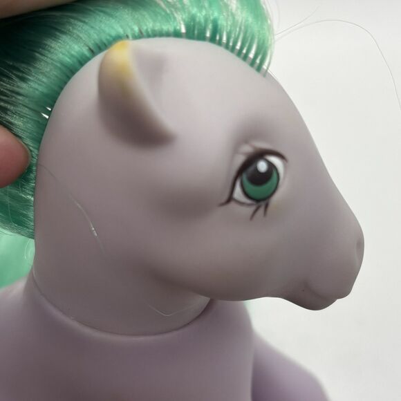 My Little Pony MLP G1 Seashell 1983 Head/Body Mismatch Discoloration Right Ear - Picture 7 of 8